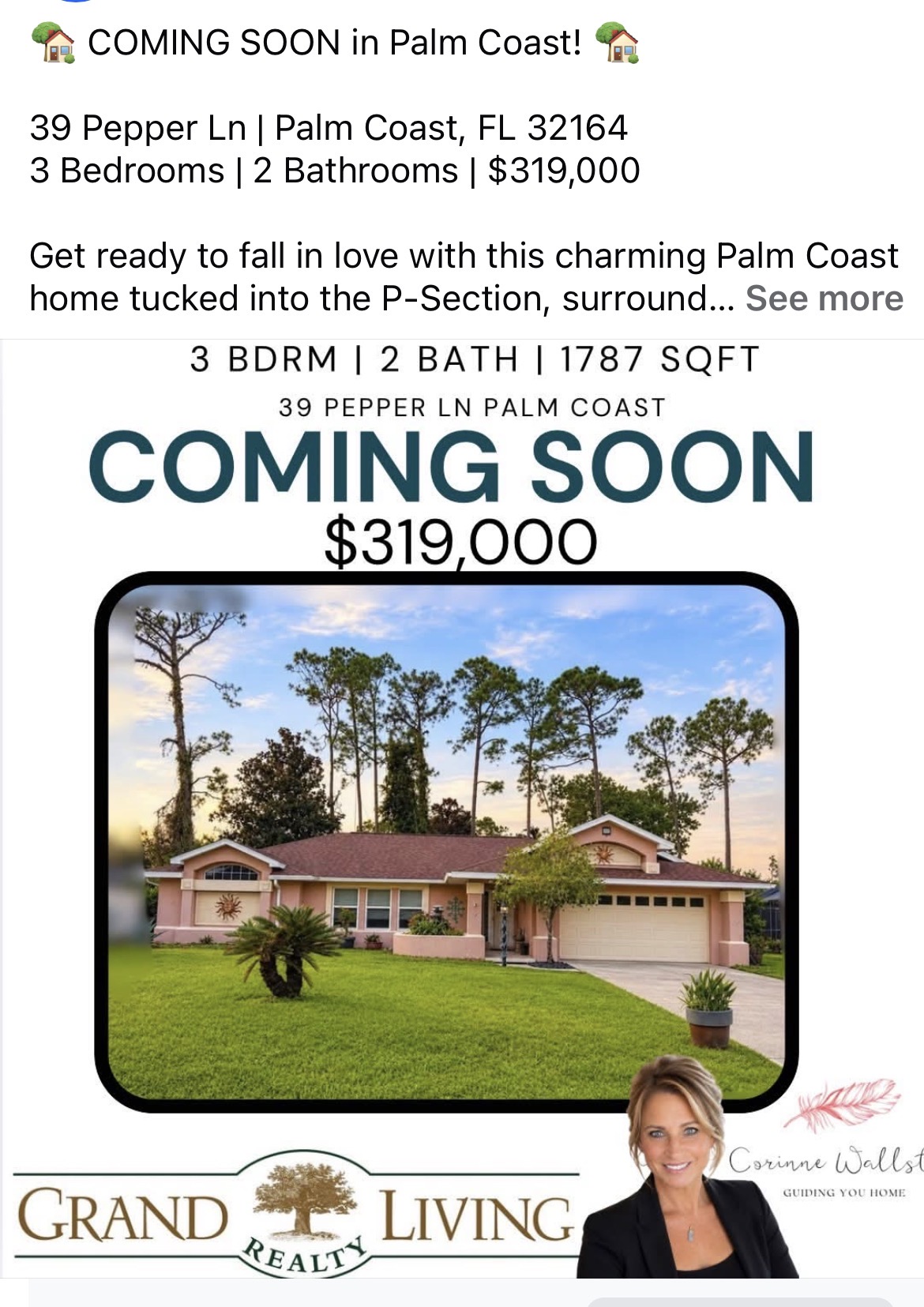 39 Pepper Ln coming soon flyer